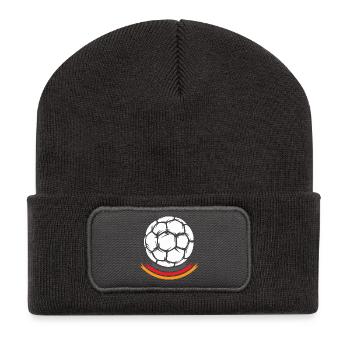 Handball Head Germany Team Symbol Logo EM icon - Recycled Patch Beanie - dark grey - Front
