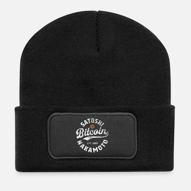 Bitcoin - We love Crypto - Recycelte Patch Beanie - Schwarz