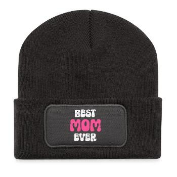 Mutter Mama - Recycelte Patch Beanie - Dunkelgrau - Vorne