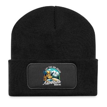 L’aventure de la troisième année commence - Beanie recyclé à patch - noir - Devant