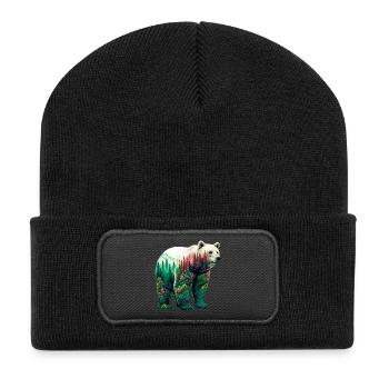 Bear - Recycled Patch Beanie - black - Front