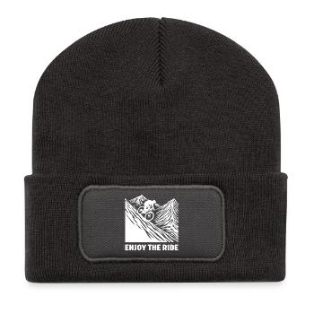 VTT - Profitez de la balade - Beanie recyclé à patch - charbon - Devant