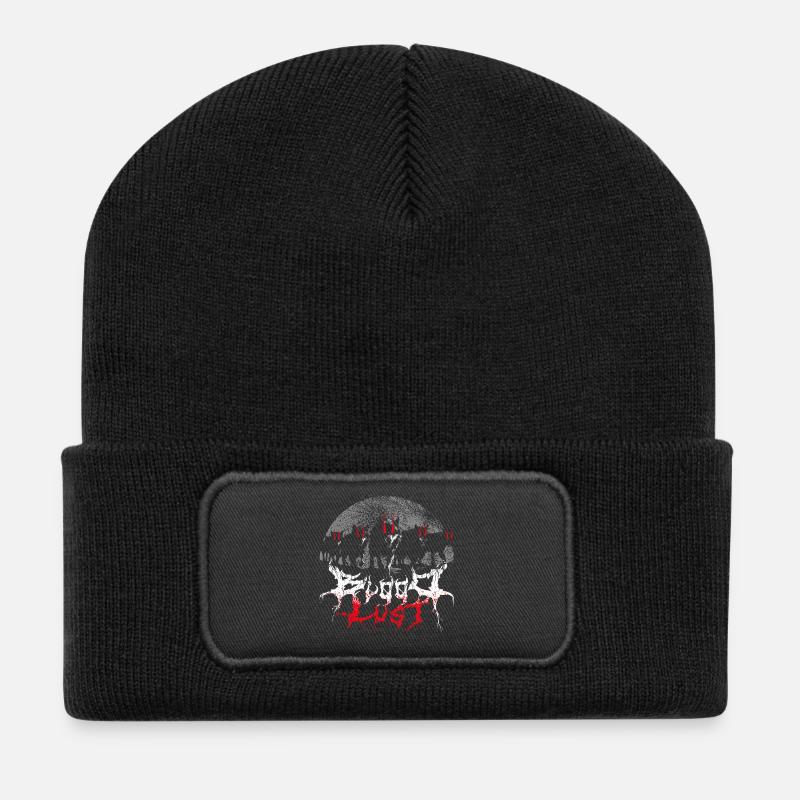 Meute de loups Soif de sang - Beanie recyclé à patch - noir