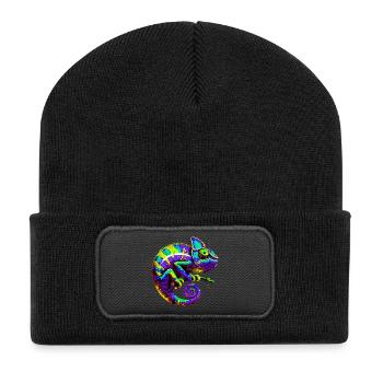 Chameleon - Recycled Patch Beanie - black - Front
