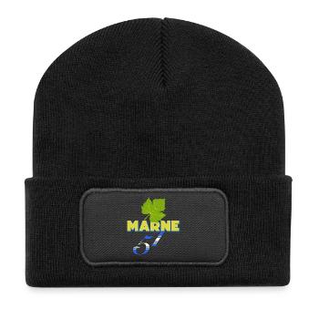 Marl - Recycled Patch Beanie - black - Front