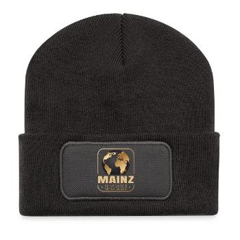 Mainz - Recycelte Patch Beanie - Dunkelgrau - Vorne