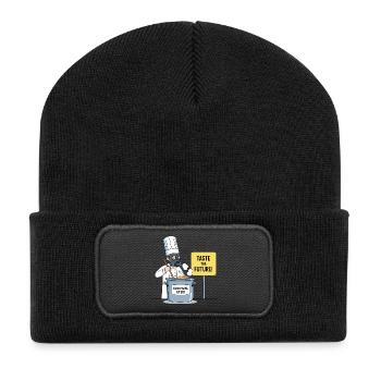 Taste the Future ! - Recycled Patch Beanie - black - Front