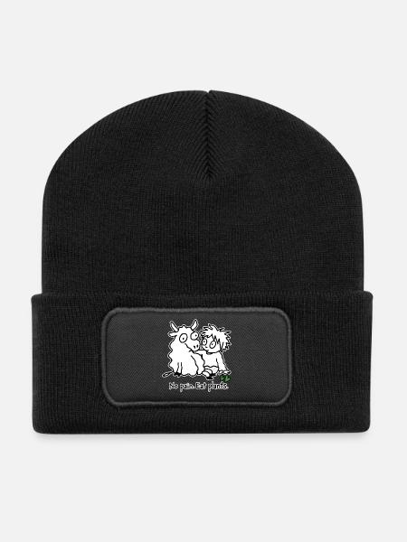 Esse Pflanzen - Recycelte Patch Beanie - Schwarz