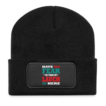 N’ayez crainte, le Lauch est là Tenue - Beanie recyclé à patch - noir - Devant