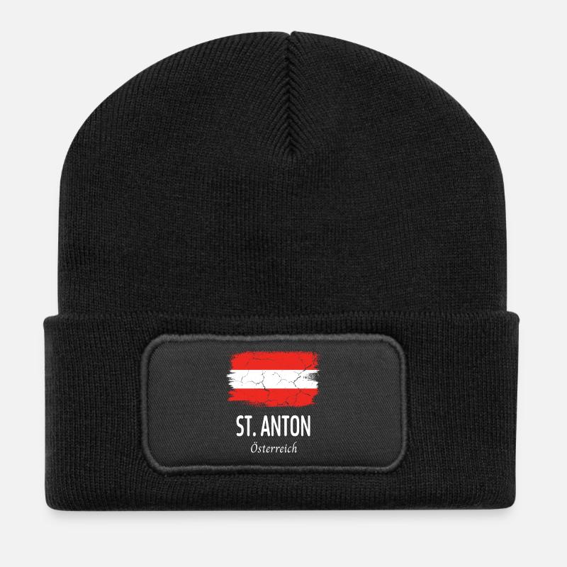 St. Anton - Recycled Patch Beanie - black