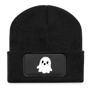 Fantôme mignon  - Beanie recyclé à patch - noir - Devant