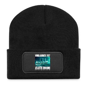 Windjammer 1957 - Traversée de l’Atlantique - Beanie recyclé à patch - noir - Devant