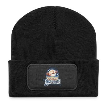 Christmas greetings - Recycled Patch Beanie - black - Front