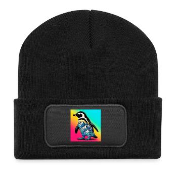 penguin - Recycled Patch Beanie - black - Front