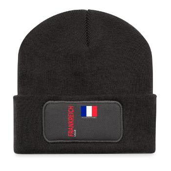 Lille - Recycled Patch Beanie - dark grey - Front