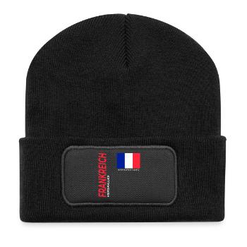 Versailles - Recycelte Patch Beanie - Schwarz - Vorne