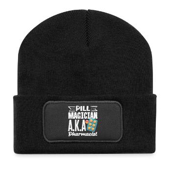 Pharmacist Pharmaceutical Technical - Recycled Patch Beanie - black - Front