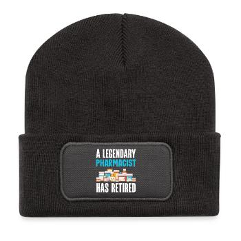 Pharmacien Technicien Pharmaceutique - Beanie recyclé à patch - charbon - Devant