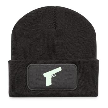 Pistol Weapon - Recycled Patch Beanie - dark grey - Front