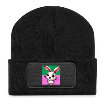 rabbit - Recycled Patch Beanie - black - Front