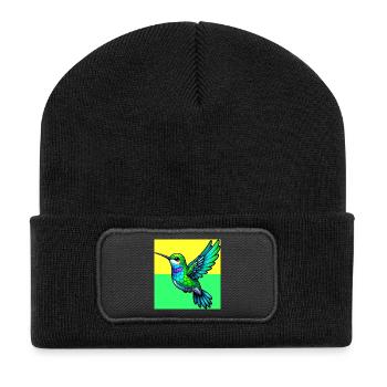 hummingbird - Recycled Patch Beanie - black - Front
