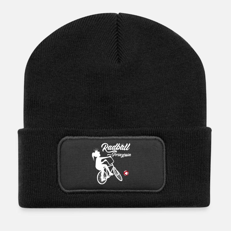 RadballPrinzessin - Recycelte Patch Beanie - Schwarz