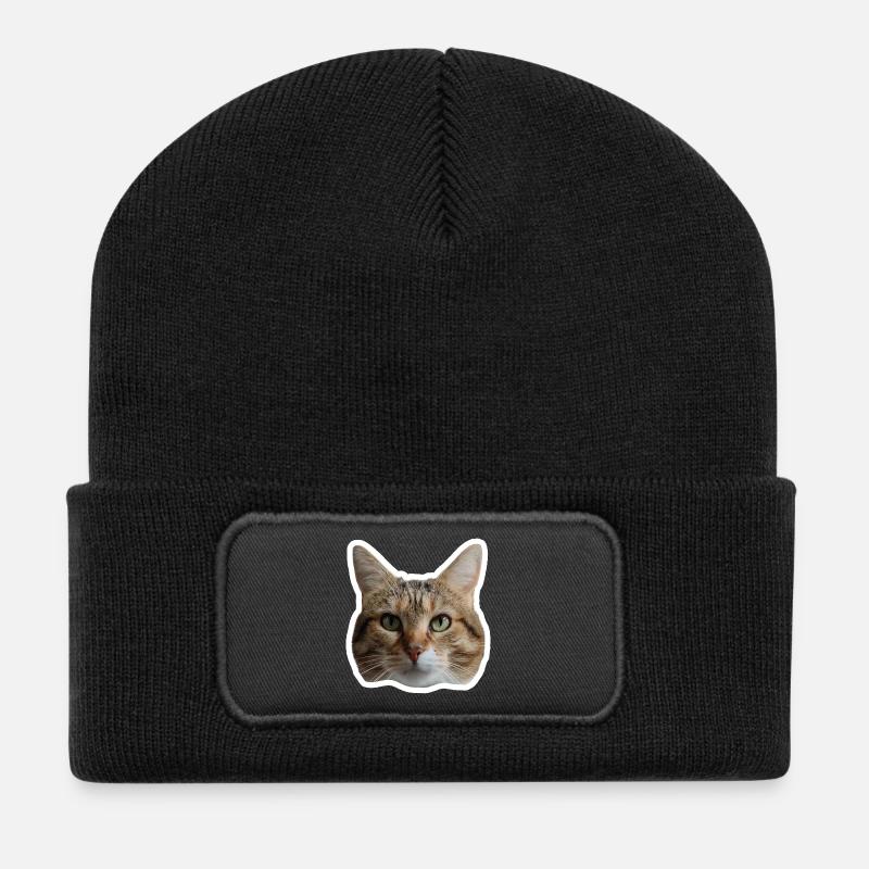 Sticker Missty - Beanie recyclé à patch - noir
