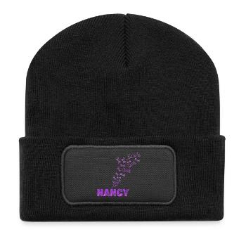 Spass  - Recycelte Patch Beanie - Schwarz - Vorne