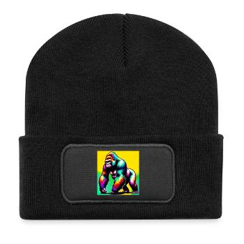 gorilla - Recycled Patch Beanie - black - Front