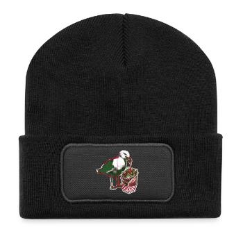 Kebab Seagull - Recycled Patch Beanie - black - Front