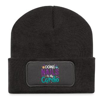 Nail Designer Nail Designer Cosmetics Nail Salon - Recycled Patch Beanie - dark grey - Front