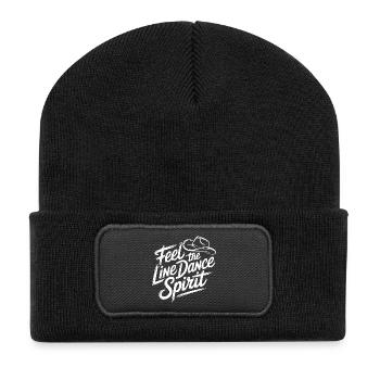 Line Dance Spirit: Rhythm Western - Recycled Patch Beanie - black - Front
