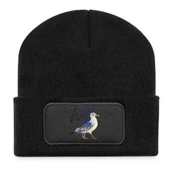 Wattvogel_3.2 - Recycled Patch Beanie - black - Front