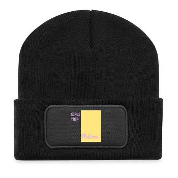 Mädchen Mallorca - Recycelte Patch Beanie - Schwarz - Vorne