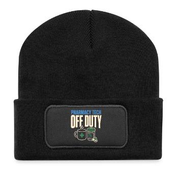 Don de prescription pour technicien en pharmacie Technicien en pharmacie CPHT - Beanie recyclé à patch - noir - Devant