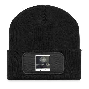 Bike - Recycled Patch Beanie - black - Front