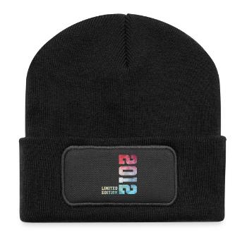 14. Geburtstag Limited Edition 2012 Jahrgang 2012 - Recycelte Patch Beanie - Schwarz - Vorne