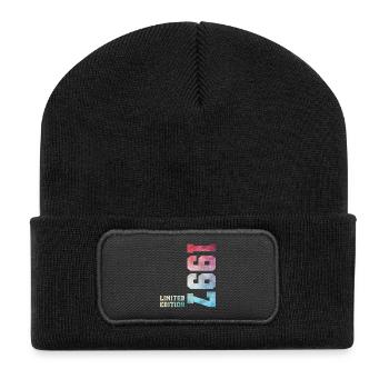 29. Geburtstag Limited Edition 1997 Jahrgang 1997 - Recycelte Patch Beanie - Schwarz - Vorne