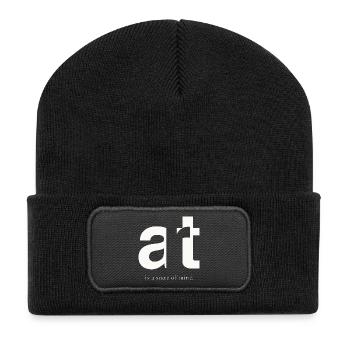 art- Is a State of Mind - Recycled Patch Beanie - black - Front
