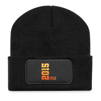11. Geburtstag limited edition 2015 jahrgang 2015 - Recycelte Patch Beanie - Schwarz - Vorne