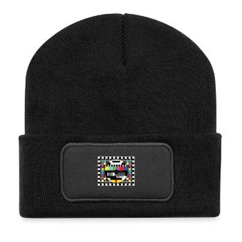 Image test Big Bang image fixe BBT - Beanie recyclé à patch - noir - Devant