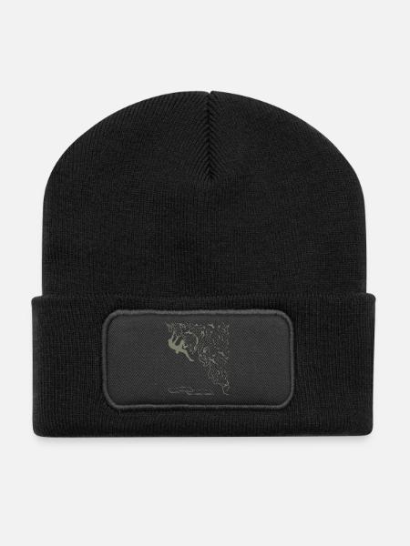 Climb - Recycled Patch Beanie - black