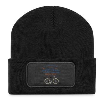 My legs My gears - Meine Beine Meine Gänge - Recycelte Patch Beanie - Schwarz - Vorne