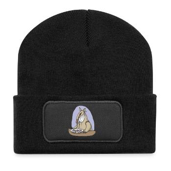 Amei 79 - Recycled Patch Beanie - black - Front