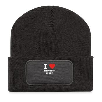 anniversaire poison passe-temps j'aime SPORTS PRISE DE VUE - Beanie recyclé à patch - charbon - Devant