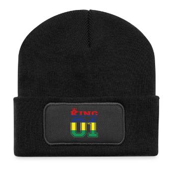 country partner king 01 prince Mauritius - Recycled Patch Beanie - black - Front