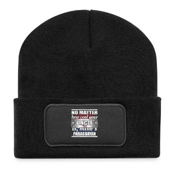 no matter cool uncle uncle poison Paraguay png - Recycled Patch Beanie - black - Front