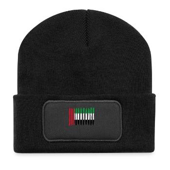 Roots home home love proud United Arab - Recycled Patch Beanie - black - Front