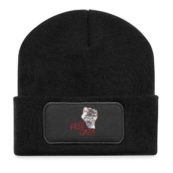 Libérez la Palestine Libérez la Liberté Palestine - Beanie recyclé à patch - noir - Devant