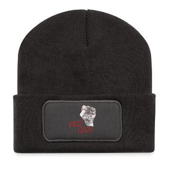 Libérez la Palestine Libérez la Liberté Palestine - Beanie recyclé à patch - charbon - Devant